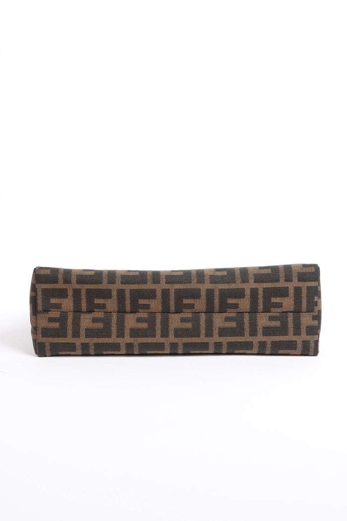 90s Fendi Zucca Monogram Shoulder Bag
