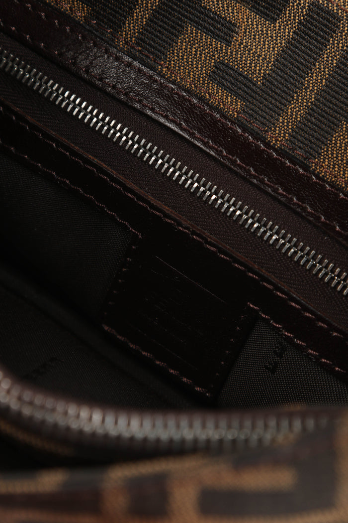 90s Fendi Zucca Monogram Shoulder Bag
