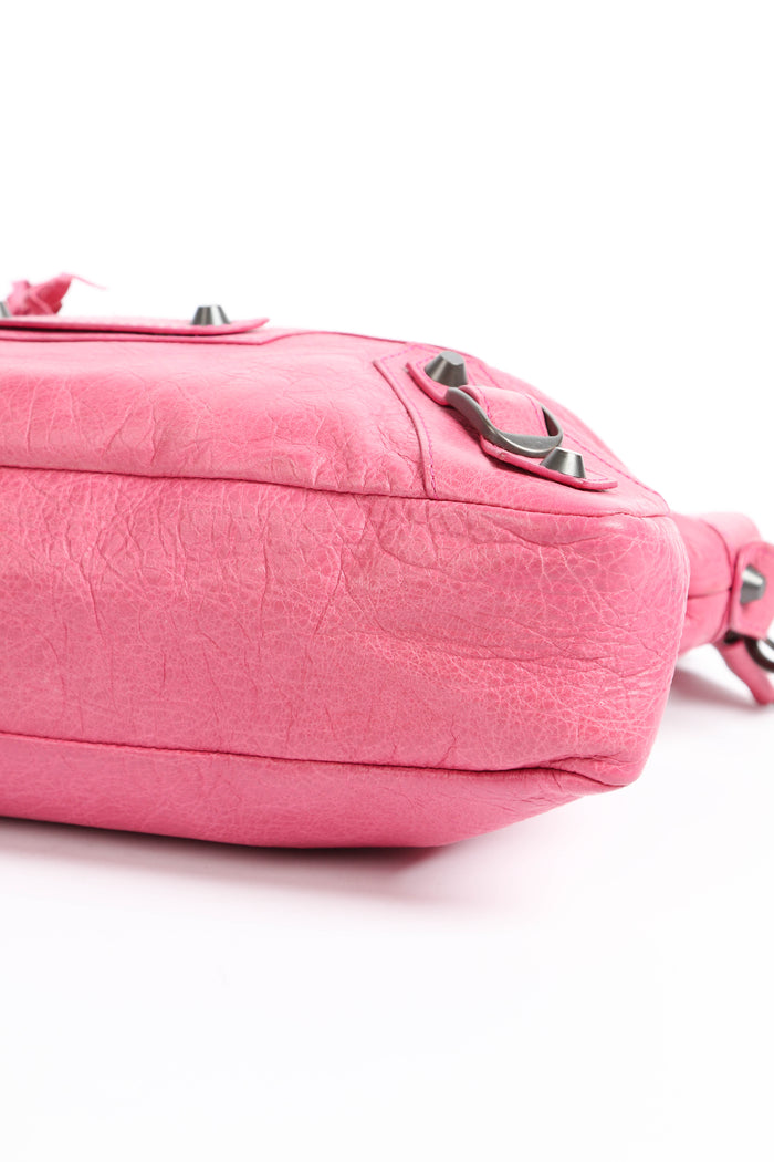 2000s Balenciaga Pink Leather First City Bag