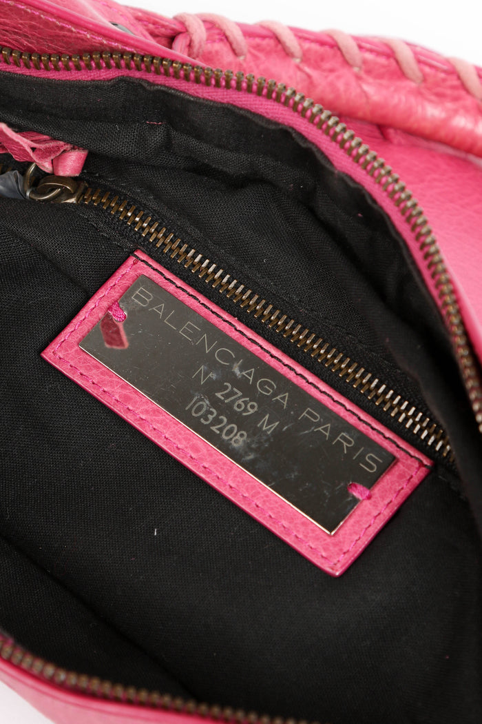 2000s Balenciaga Pink Leather First City Bag