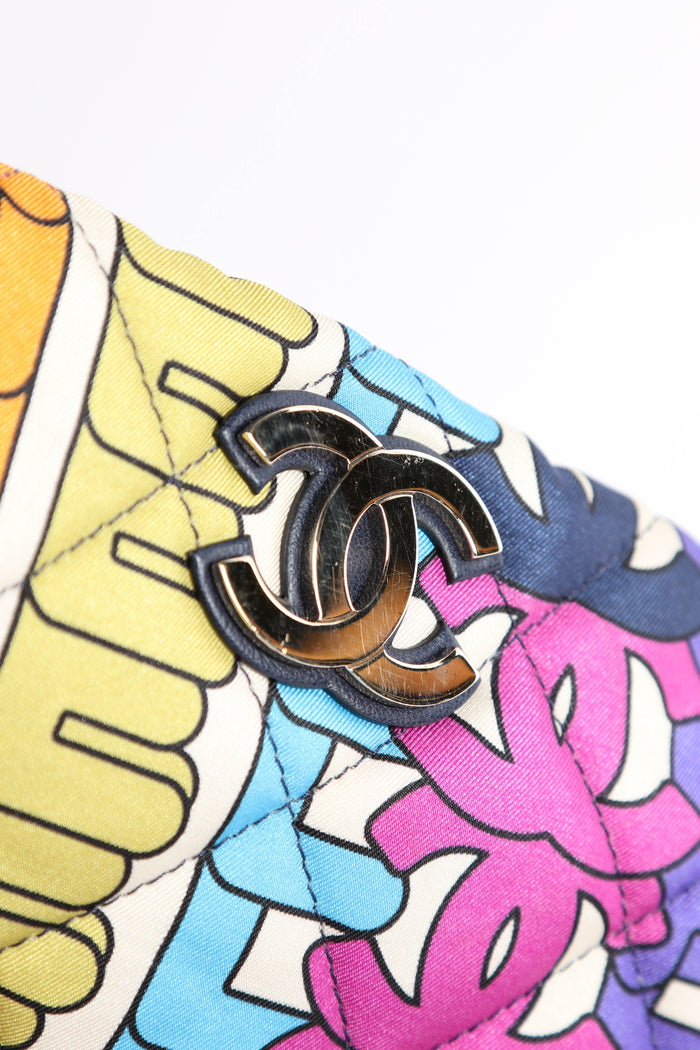 RARE 2021 Chanel Rainbow Logo Tote Bag