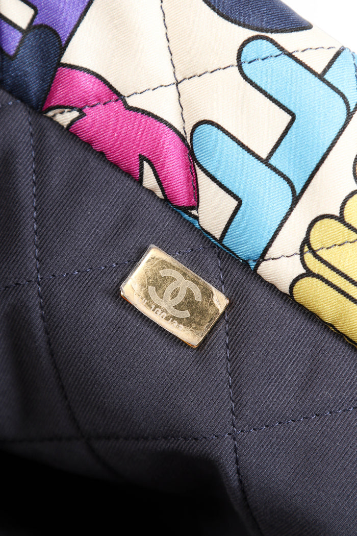 RARE 2021 Chanel Rainbow Logo Tote Bag