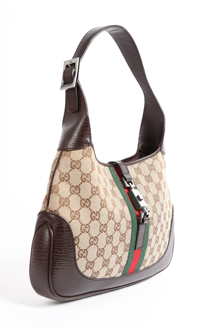 Vintage Gucci Classic GG Monogram Jackie Bag