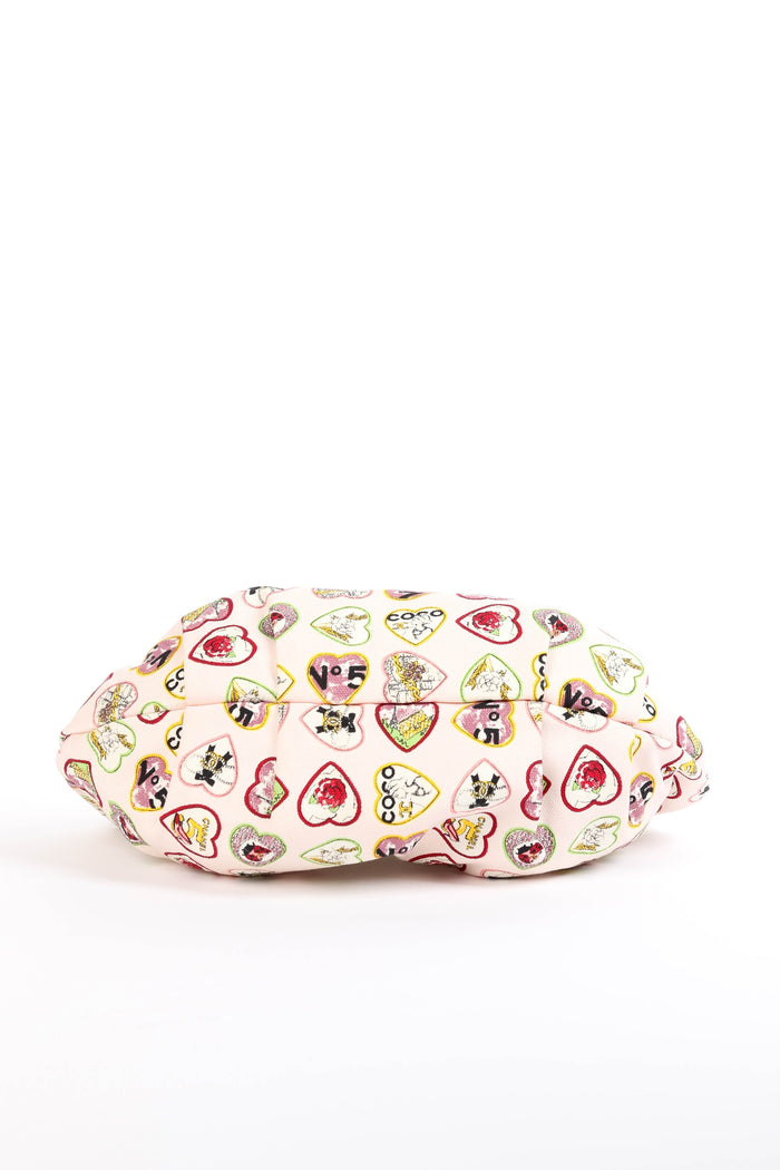 2000s Chanel Pink  Valentines Top Handle Bag