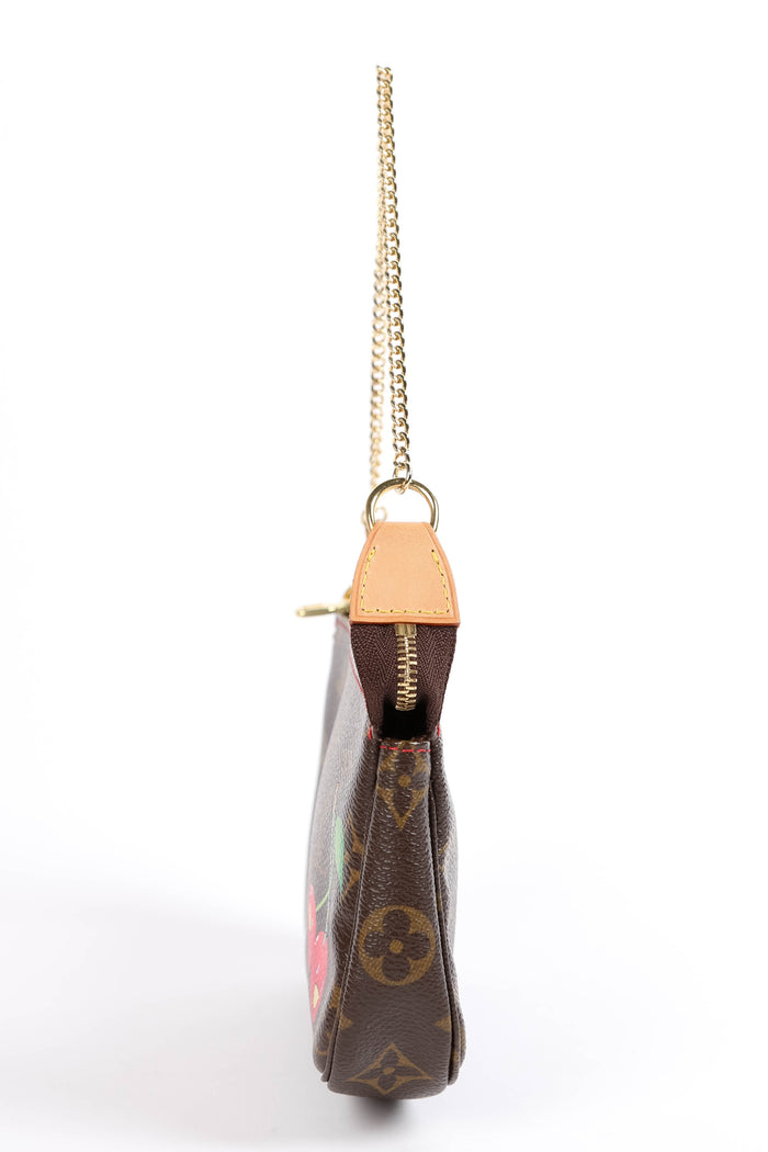 RARE Louis Vuitton Takashi Murakami Mini Cherry Pochette
