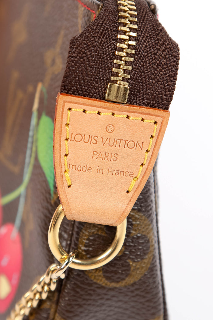 RARE Louis Vuitton Takashi Murakami Mini Cherry Pochette