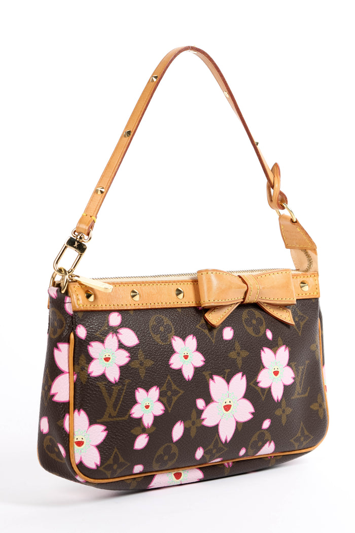 RARE Louis Vuitton x Takashi Murakami Cherry Blossom Pochette Accessoires