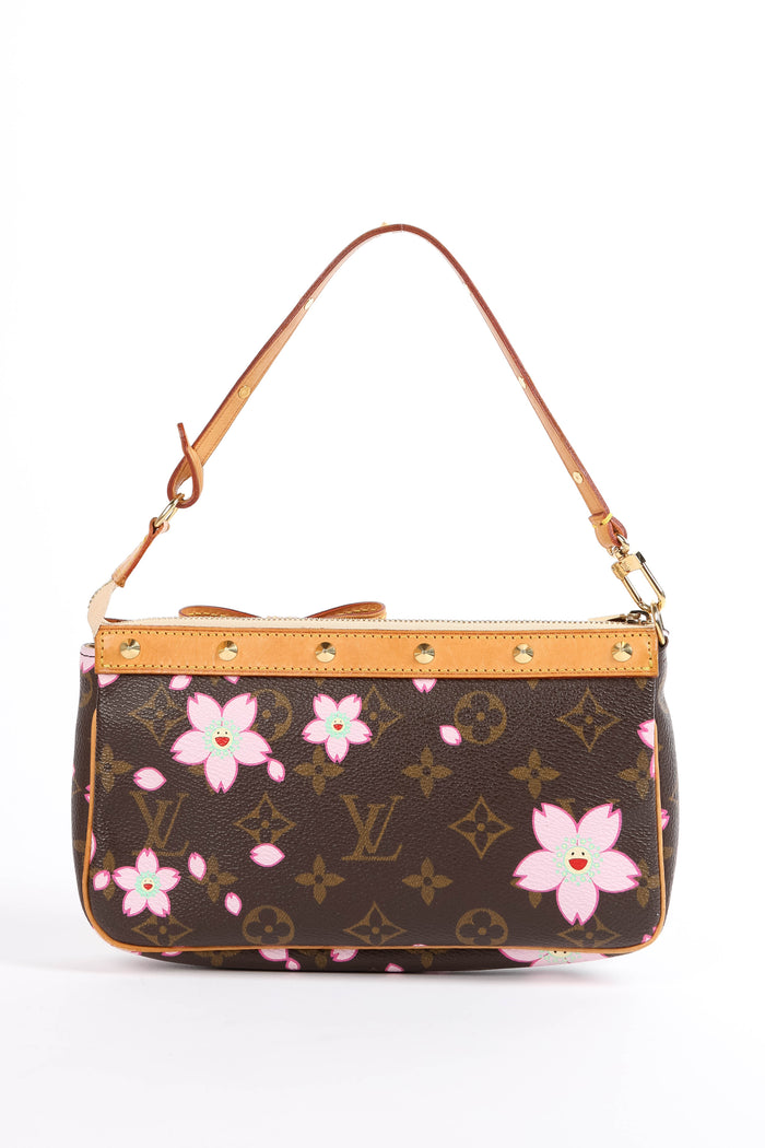 RARE Louis Vuitton x Takashi Murakami Cherry Blossom Pochette Accessoires