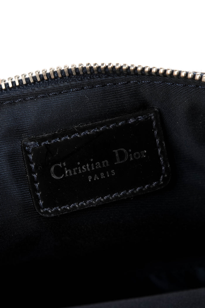 2000s Christian Dior "Diorella" Denim Print Saddle Bag