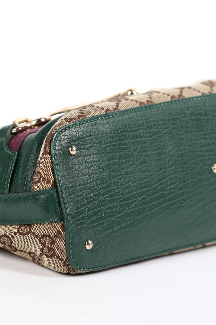 Vintage Gucci Monogram Horsebit Tote Bag