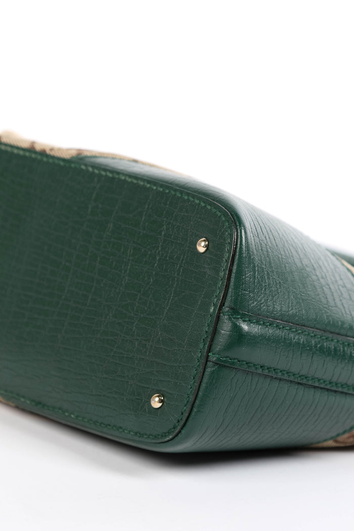 Vintage Gucci Monogram Horsebit Tote Bag