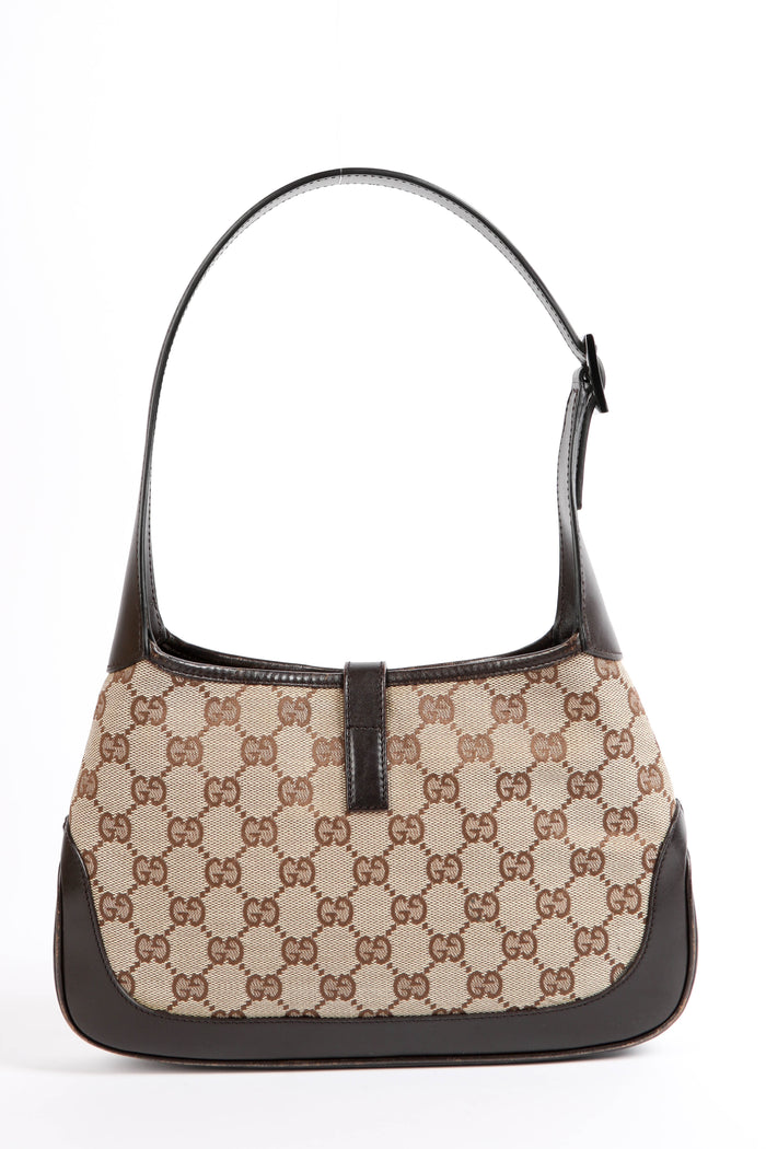 Vintage Gucci Classic GG Monogram Small Jackie Bag