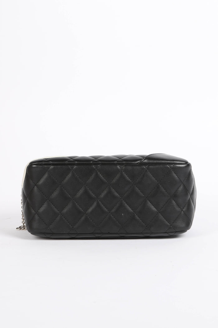 RARE 2000s Chanel Black Mini Rue Cambon Bowling Bag