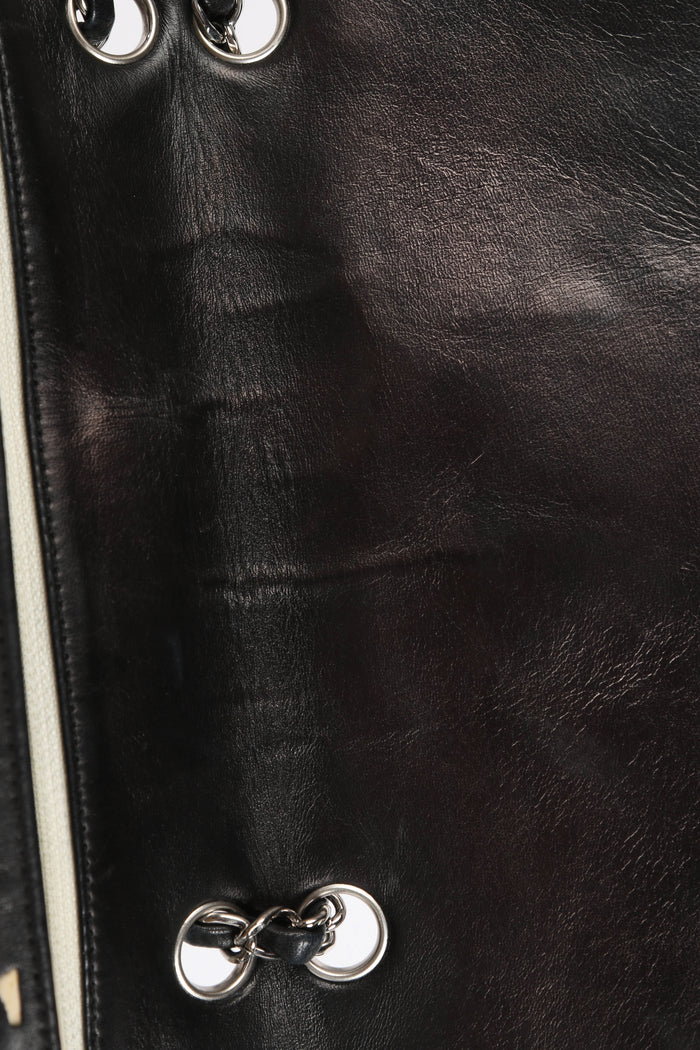 2010s Chanel Silk Ribbon Woven Single Flap Shoulder Bag