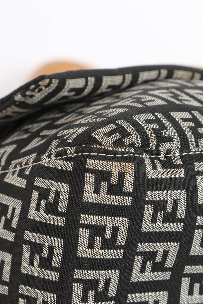 Vintage Fendi  Zucchino Mamma Baguette Shoulder Bag