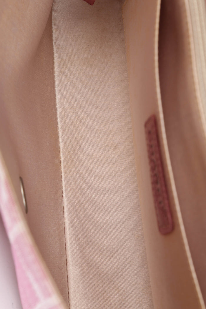 2000s Chanel Pink Travel Line Single Flap Bag