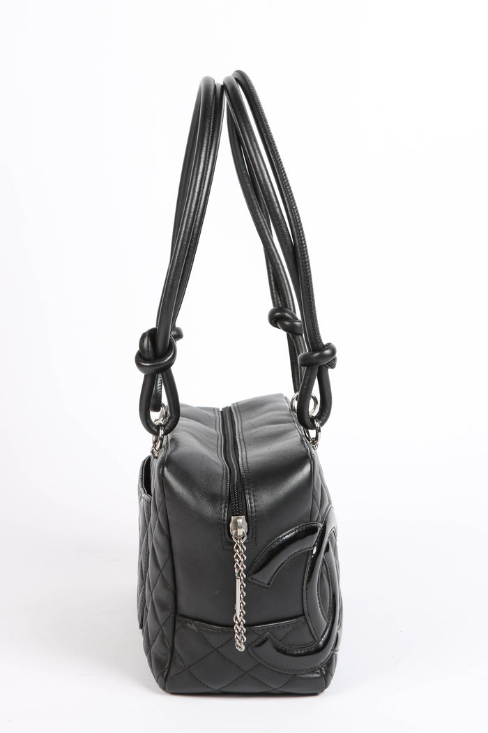 2000s Chanel Black Rue Cambon Shoulder Bag