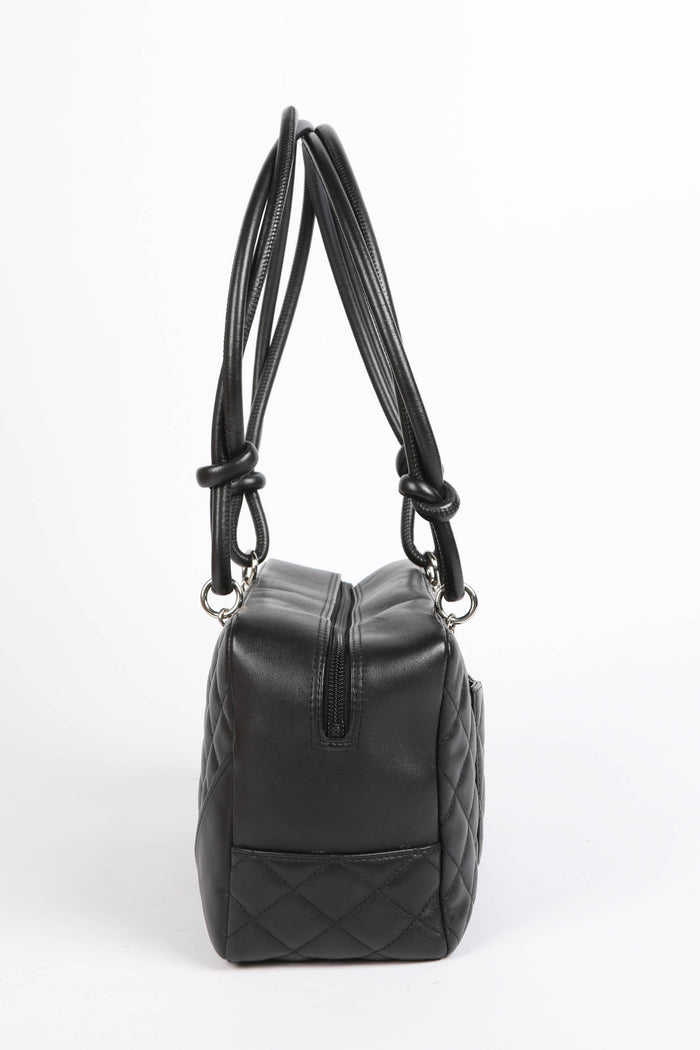 2000s Chanel Black Rue Cambon Shoulder Bag