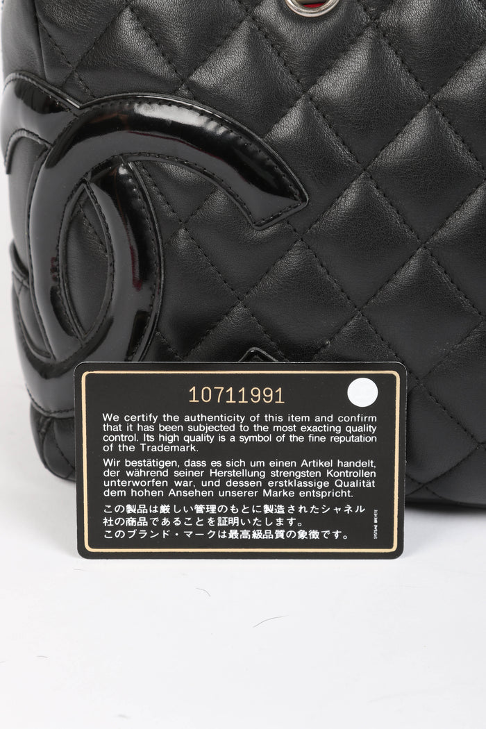 2000s Chanel Black Rue Cambon Shoulder Bag