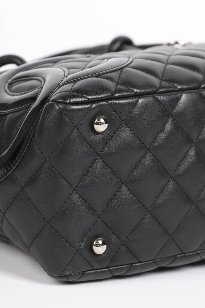 2000s Chanel Black Rue Cambon Shoulder Bag