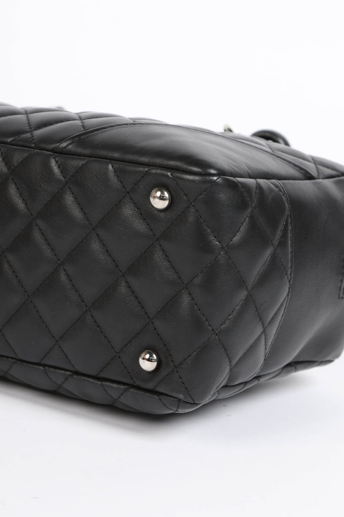 2000s Chanel Black Rue Cambon Shoulder Bag