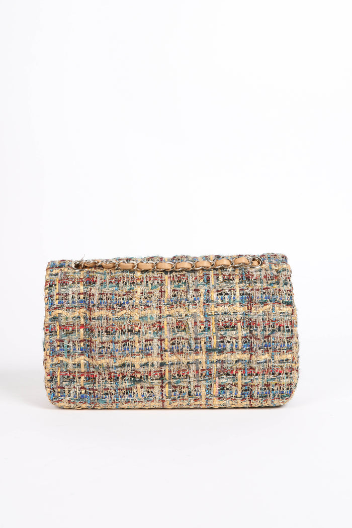 RARE 2019 Chanel Paris Egypt Collection Tweed Medium Double  Flap Bag