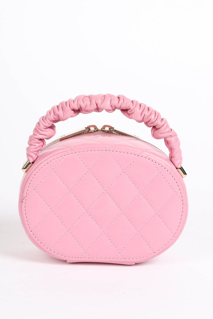 2021 Chanel Bubblegum Pink Mini Top Handle Vanity Case