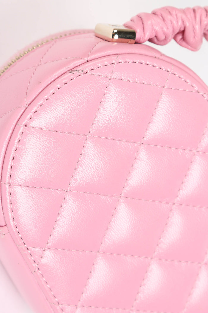 2021 Chanel Bubblegum Pink Mini Top Handle Vanity Case