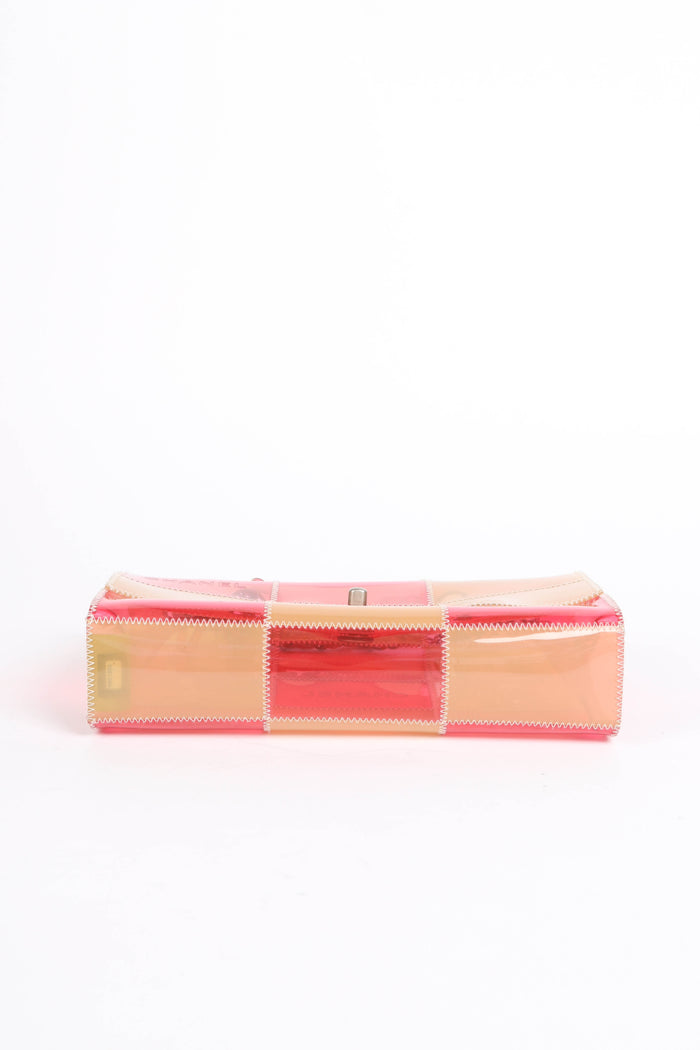 90s Chanel PVC Patchwork Single Flap Shoulder Bag