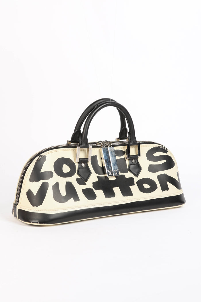 2000s Louis Vuitton x Stephen Sprouse Horizontal Alma Top Handle Bag