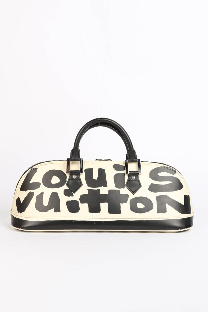 2000s Louis Vuitton x Stephen Sprouse Horizontal Alma Top Handle Bag