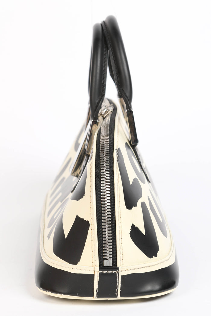 2000s Louis Vuitton x Stephen Sprouse Horizontal Alma Top Handle Bag