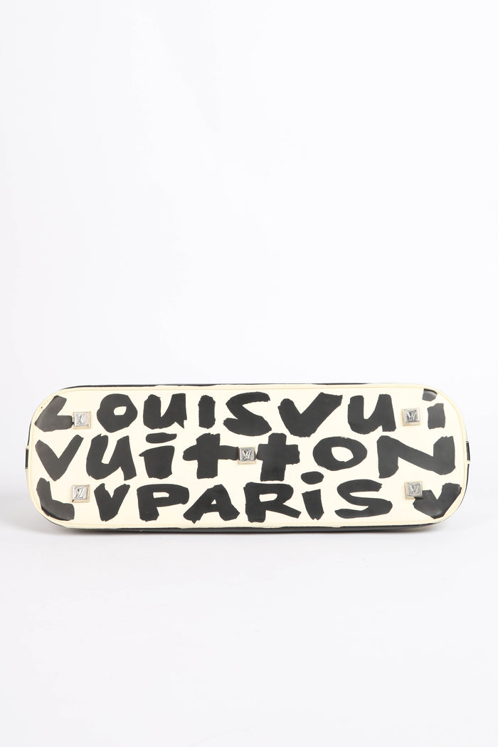 2000s Louis Vuitton x Stephen Sprouse Horizontal Alma Top Handle Bag
