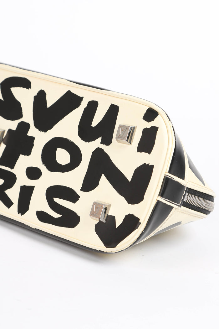 2000s Louis Vuitton x Stephen Sprouse Horizontal Alma Top Handle Bag
