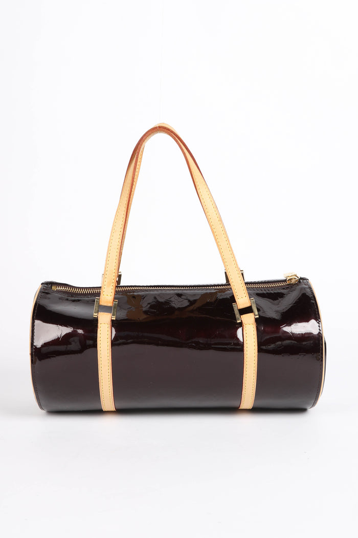 2000s Louis Vuitton Vernis Bedford Oxblood Papillon 30cm