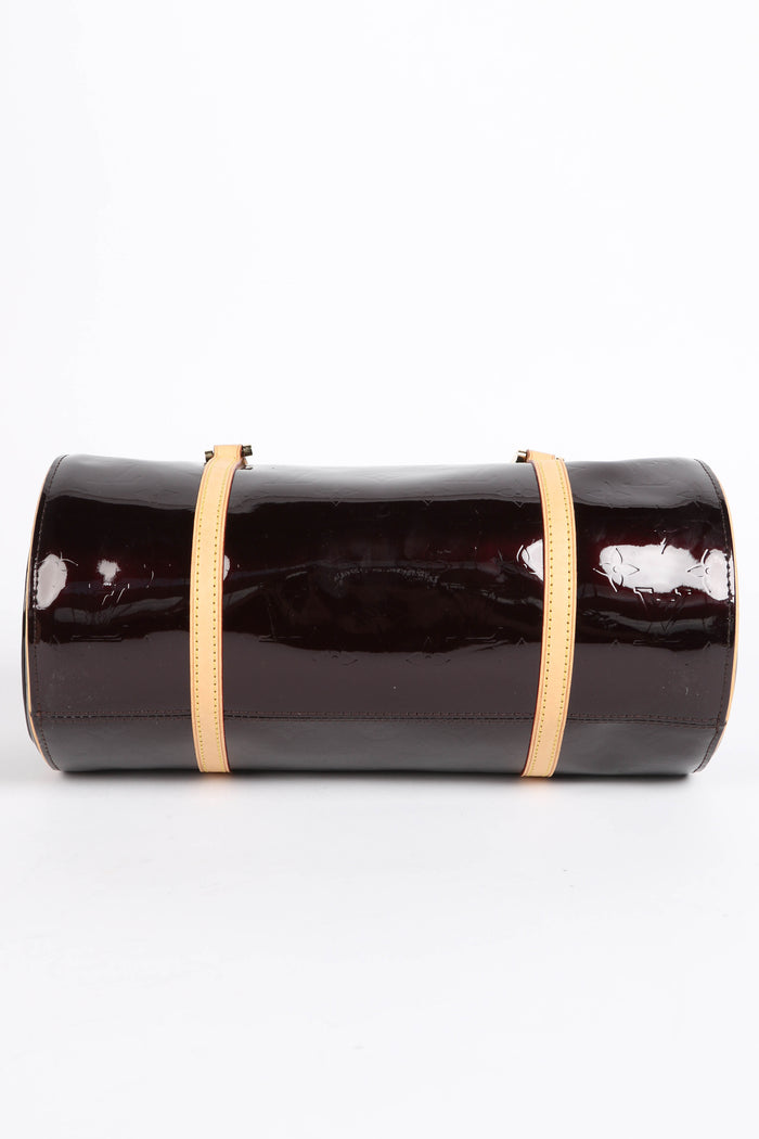 2000s Louis Vuitton Vernis Bedford Oxblood Papillon 30cm