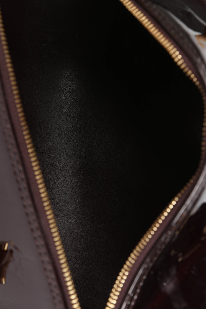 2000s Louis Vuitton Vernis Bedford Oxblood Papillon 30cm