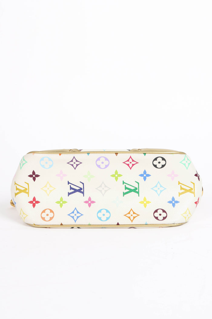 Vintage Louis Vuitton x Takashi Murakami White Multicolour Marilyn Shoulder Bag