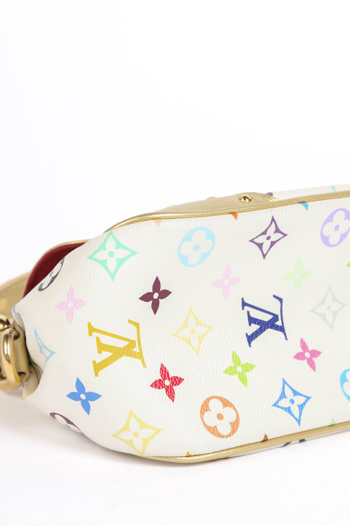 Vintage Louis Vuitton x Takashi Murakami White Multicolour Marilyn Shoulder Bag