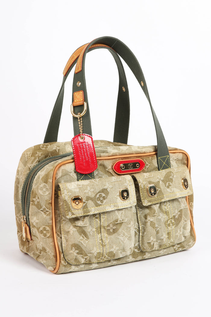 SUPER RARE Louis Vuitton Takashi Murakami Jasmine Camo Shoulder Bag