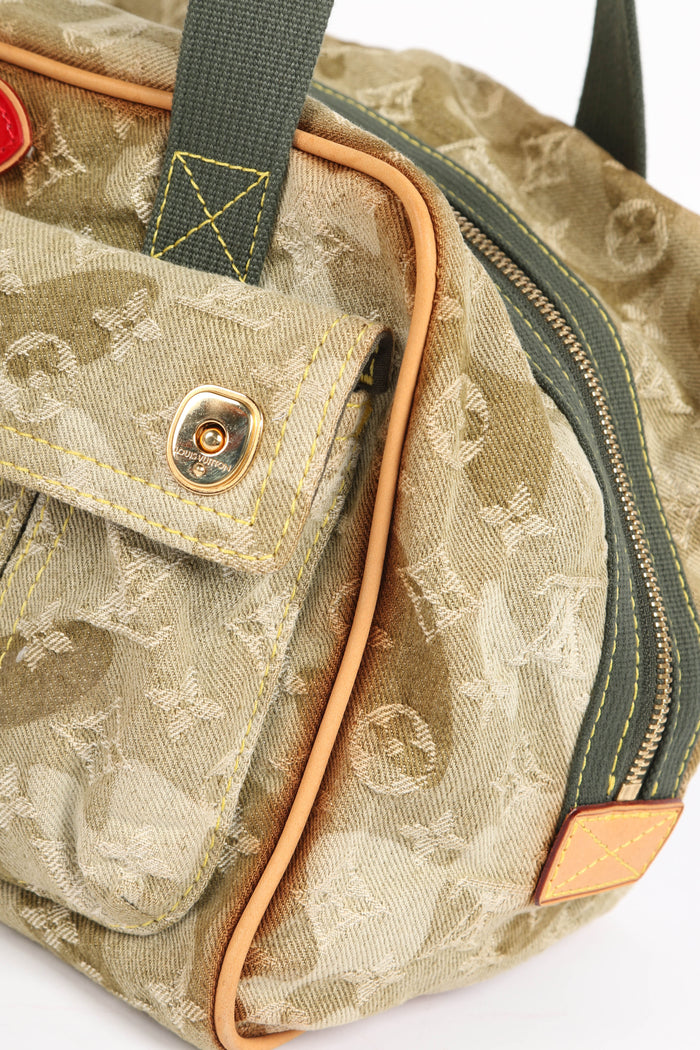 SUPER RARE Louis Vuitton Takashi Murakami Jasmine Camo Shoulder Bag