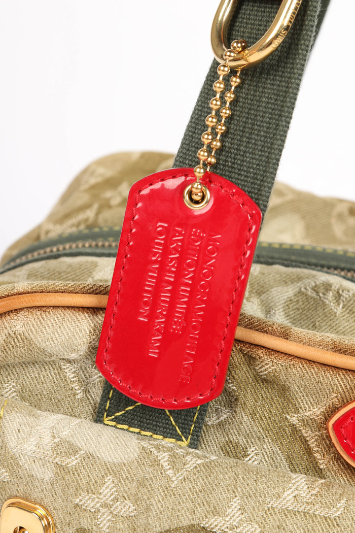 SUPER RARE Louis Vuitton Takashi Murakami Jasmine Camo Shoulder Bag