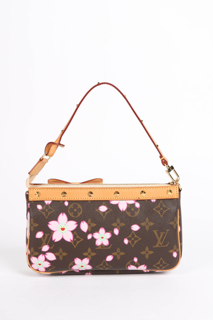 RARE Louis Vuitton x Takashi Murakami Cherry Blossom Pochette Accessoires