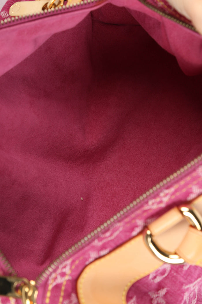 Vintage Louis Vuitton Pink Denim Neo Speedy Bag