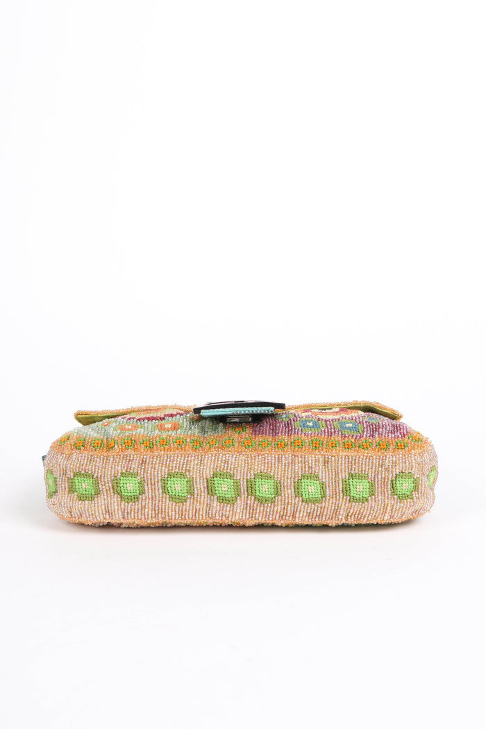 SUPER RARE Fendi Bead Embellished Baguette Bag