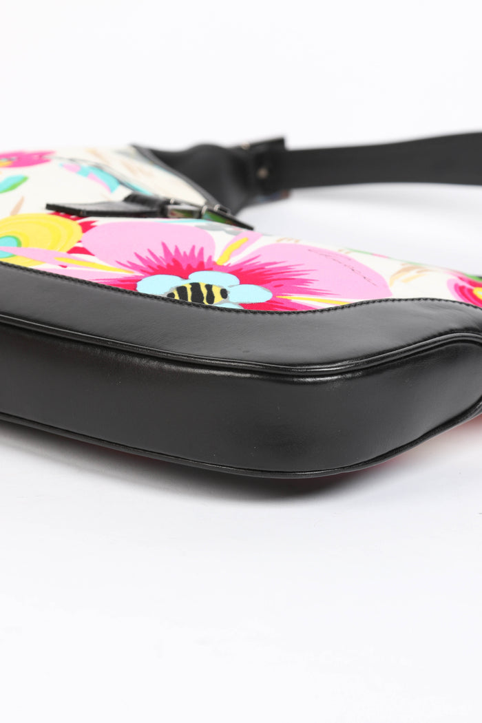 Vintage Gucci Floral Jackie Shoulder Bag