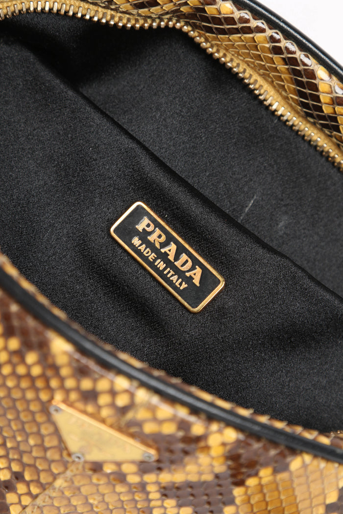 RARE Prada Snakeskin Mini Bowling Bag