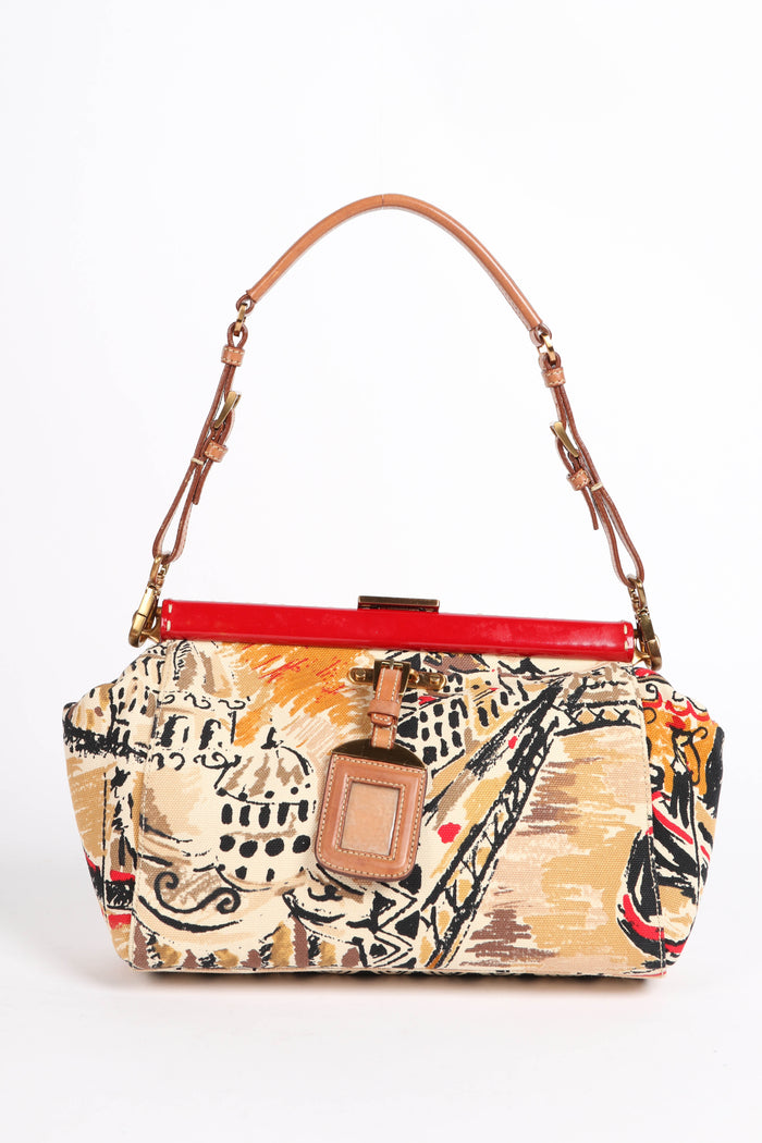 Limited Edition Prada Venetian Scene Shoulder Bag