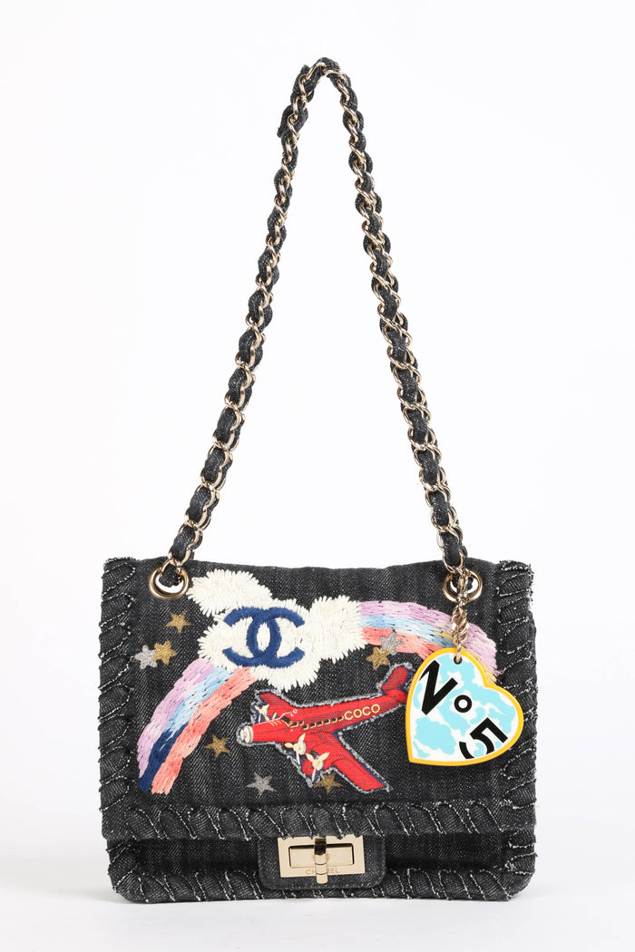 SUPER RARE Chanel Night Flight Re-Issue 2.55 Flap Bag