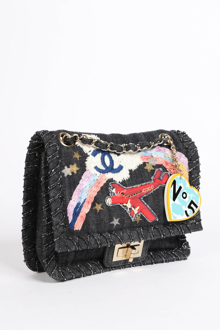 SUPER RARE Chanel Night Flight Re-Issue 2.55 Flap Bag